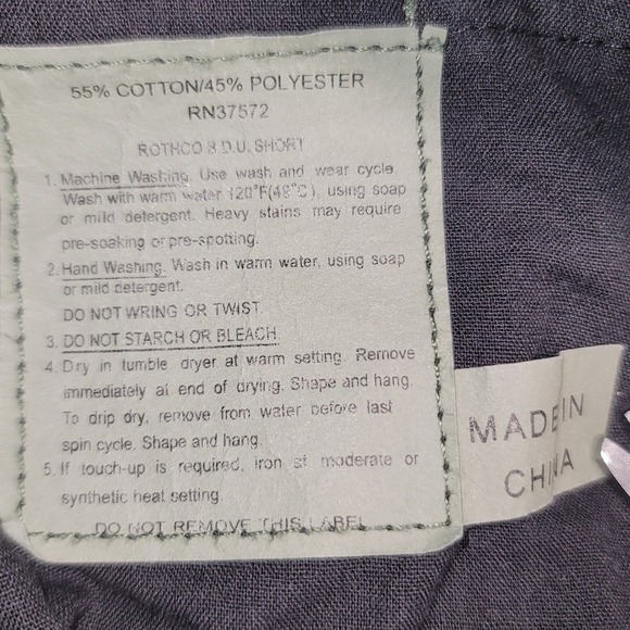 Rothco‎ Mens Casual Street Cargo Army Military BDU Camo Shorts Y2K XXL Gorpcore - Picture 8 of 10